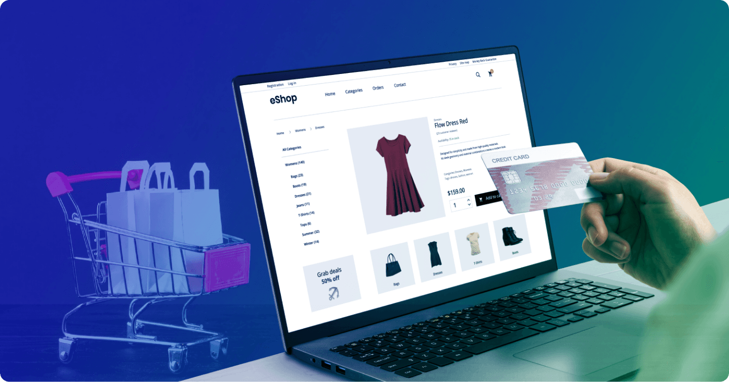 Site de e-commerce Wix